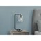 Monarch Specialties Lighting, 20 in.H, Table Lamp, Usb Port, Black Metal, Glass Shade, Modern I 9637 - alternate 6